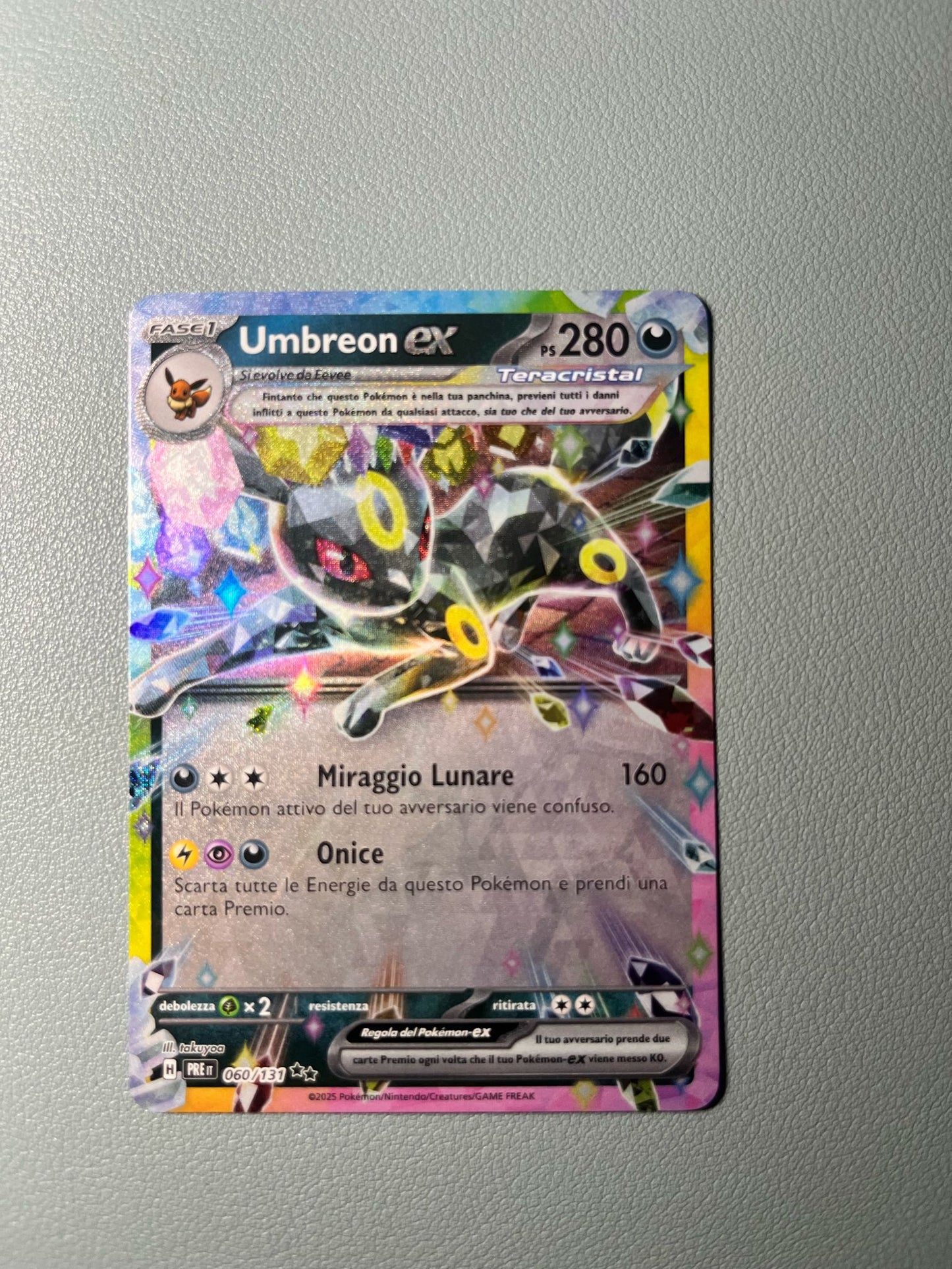 Pokemon - Umbreon Ex– Rare Pokemon Card – Prismatic Evolutions – NM