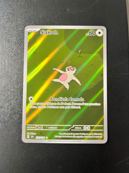 Pokemon - Slakoth Full Art - Lightning Sparks Italian SSP 212