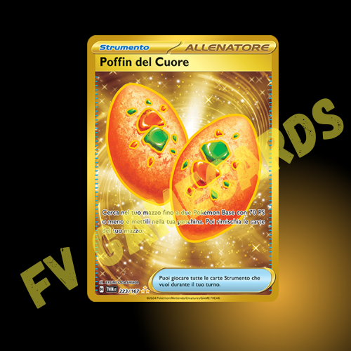Pokemon TCG - TWM 223-167 Poffin del Cuore Gold - Rara Segreta - Crepuscolo Mascherato
